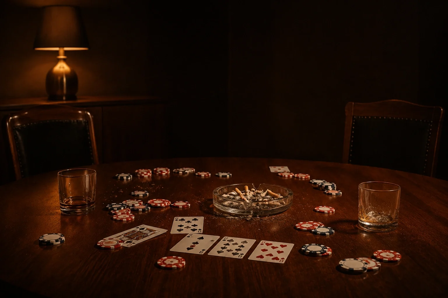 The table after everyone has gone